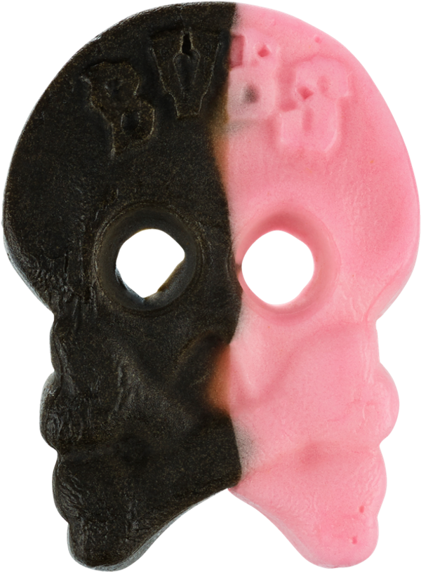 BUBS Raspberry & Licorice Skull 100 g | Bonbons suédois mousseux framboise & réglisse 🇸🇪