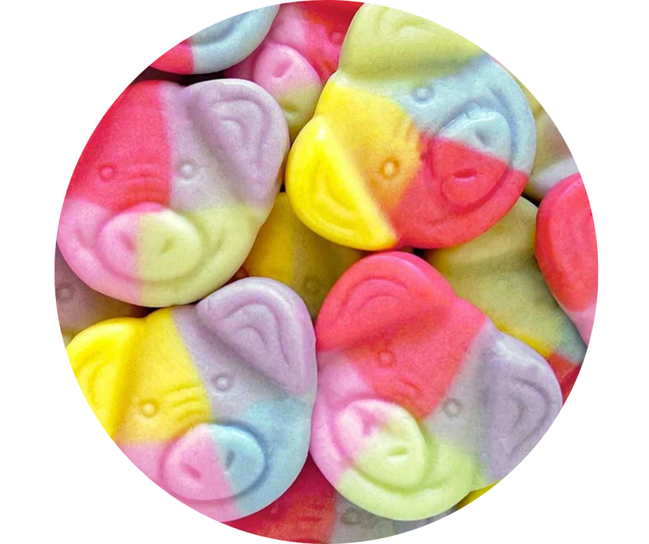 Party Pigs 🐷🎉 – Bonbons Fruités Vegan
