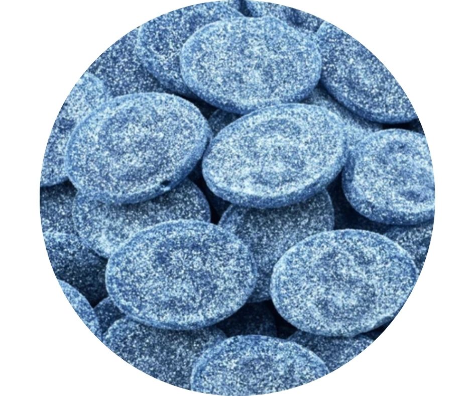 Sour Blue Raspberry  - S-Märke  - Bonbons Suédois 🇸🇪