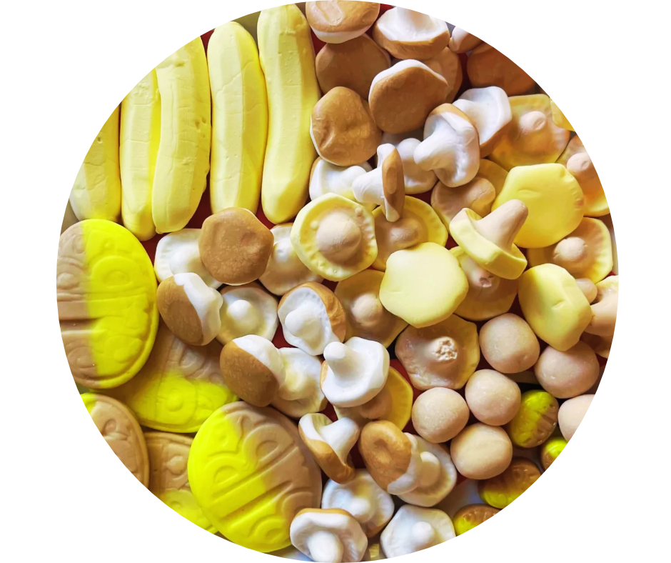🇸🇪 Golden Swedish Mix | Mélange de bonbons suédois banane & caramel