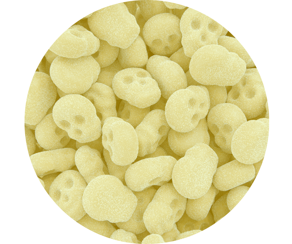 Tropical Skulls 🥭🍍 100g | Crânes Tropicaux Bonbons Suédois 🇸🇪